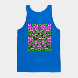 2022 happy new year pattern Tank Top